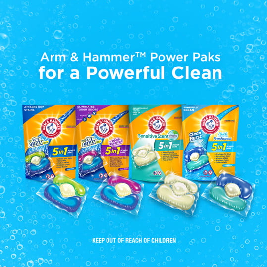 Arm Hammer Clean Burst 5-in-1 Laundry Detergent Power Paks, High Efficieny (HE), 42 Count - Arm & Hammer - Nimbus Distributors - wholesale and distributors in United States Arm Hammer Clean Burst 5-in-1 Laundry Detergent Power Paks, High Efficieny (HE), 42 Count - Arm & Hammer - Nimbus Distributors - wholesale and distributors in United States